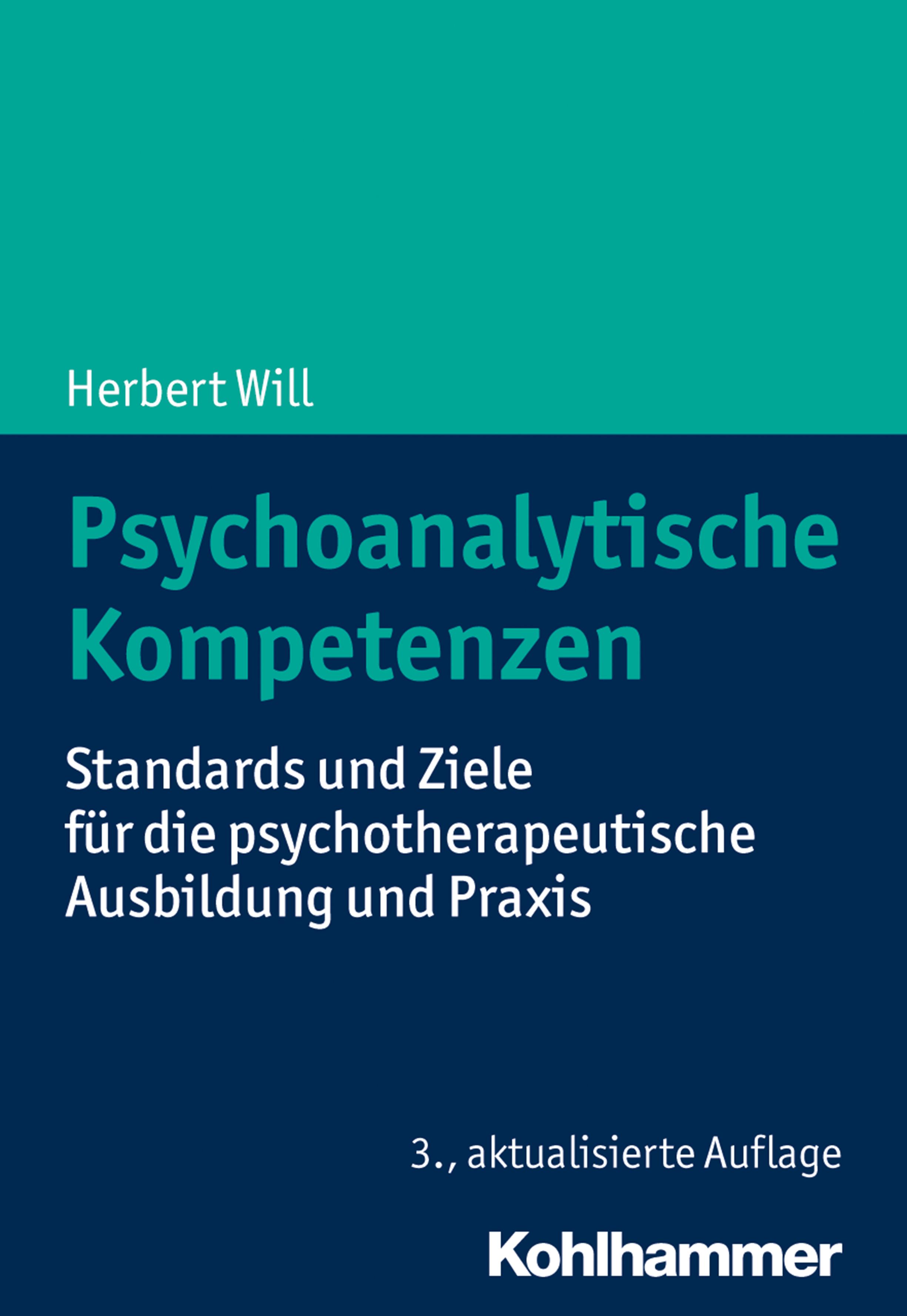 Vorderes Coverbild Psychoanalytische Kompetenzen