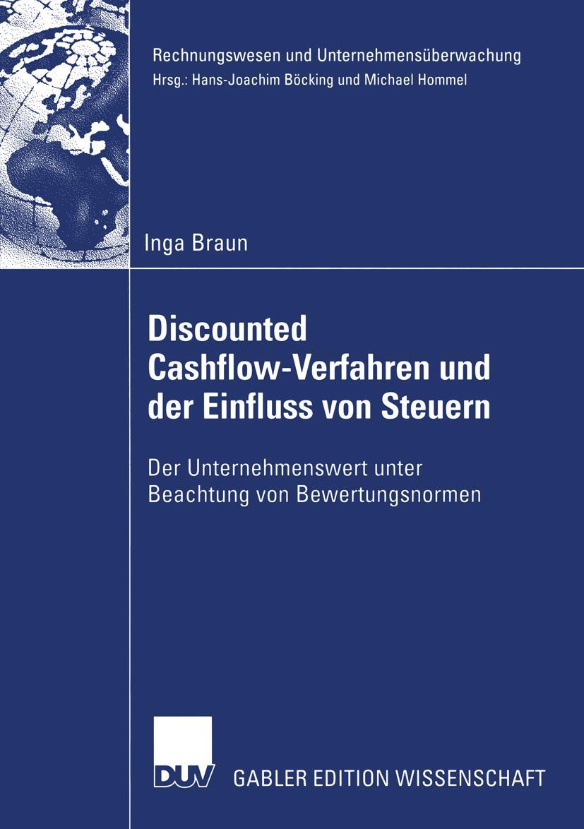 Vorderes Coverbild Discounted Cashflow-Verfahren und der Einfluss von Steuern