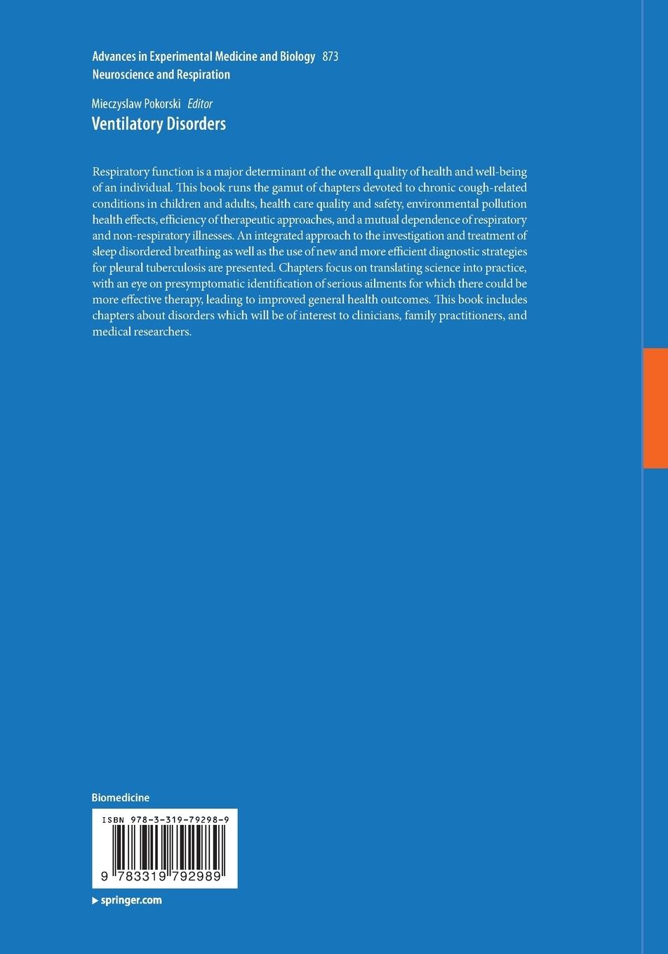 Rückseitencover Ventilatory Disorders
