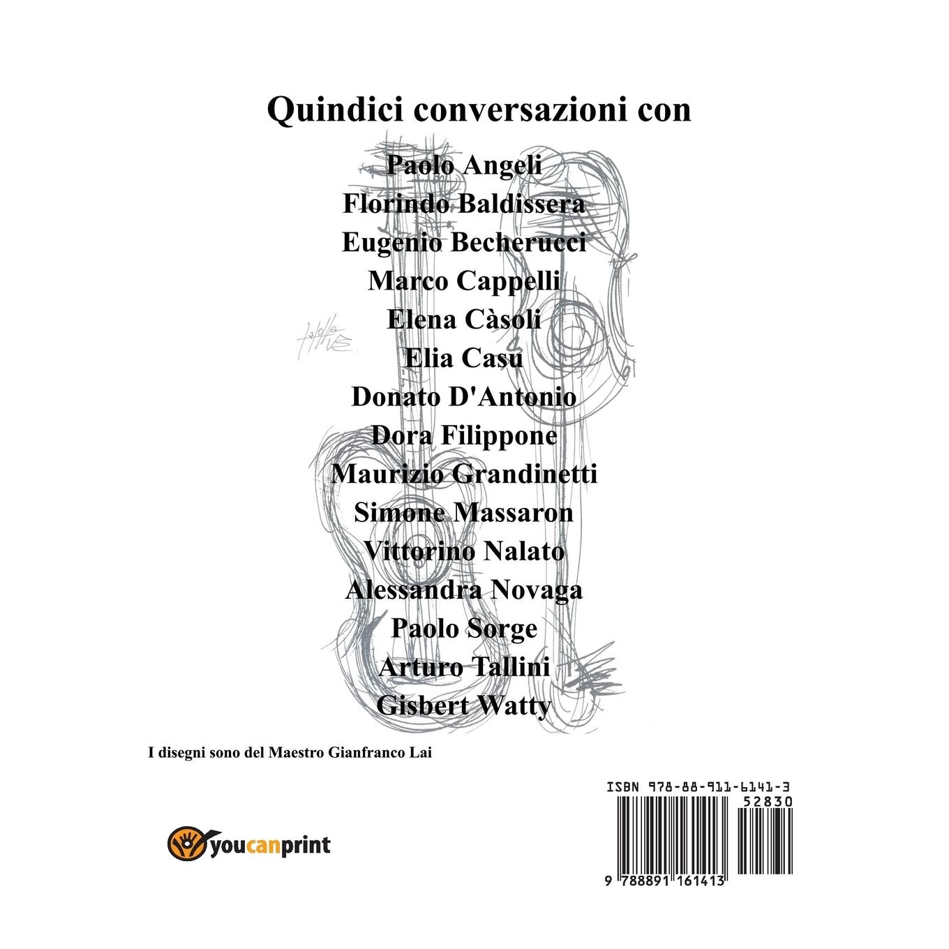 Rückseitencover Chitarre Visionarie. Conversazioni con chitarristi alternativi