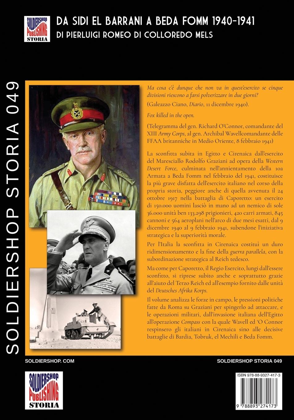 Rückseitencover Da Sidi el barrani a Beda Fomm 1940-1941