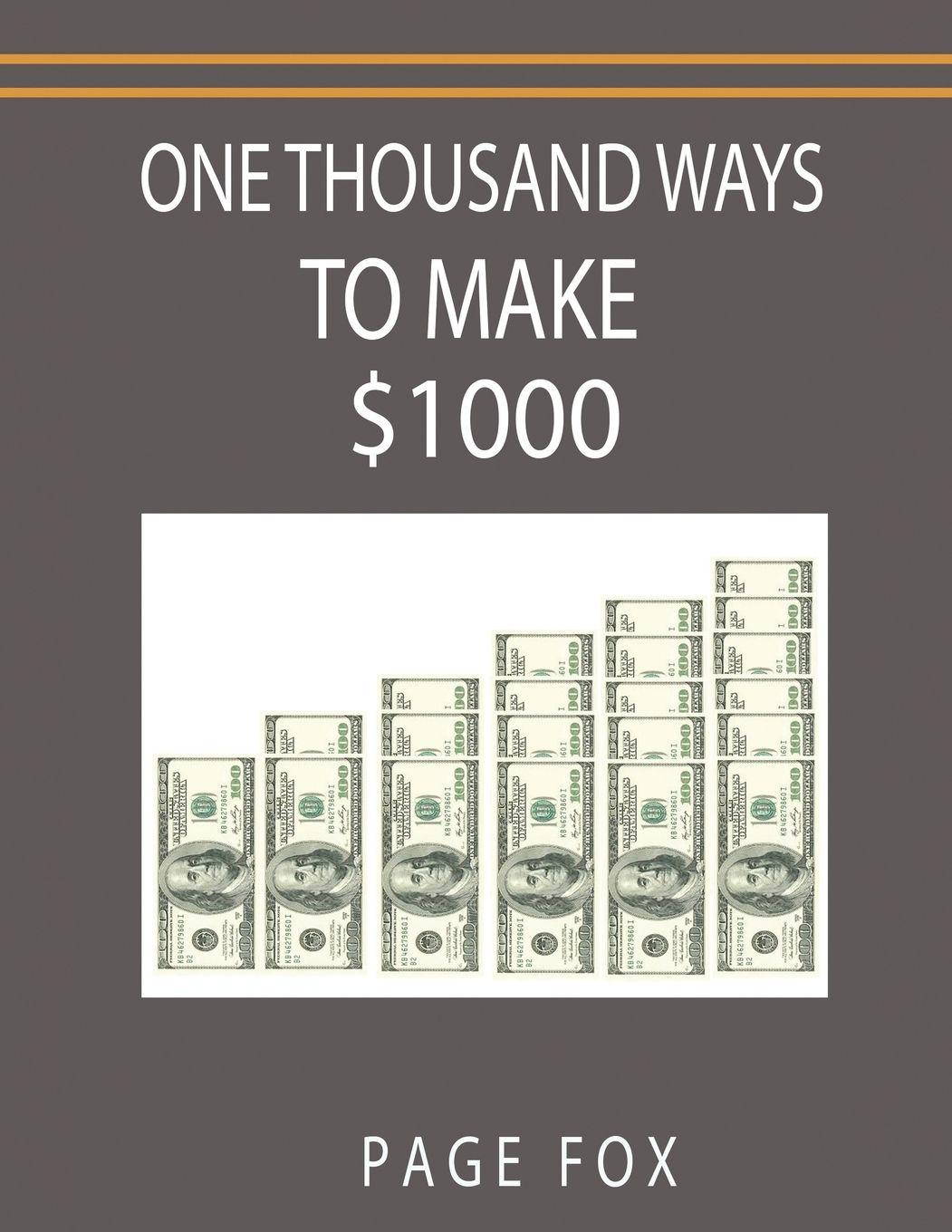 Vorderes Coverbild One Thousand Ways to Make $1000