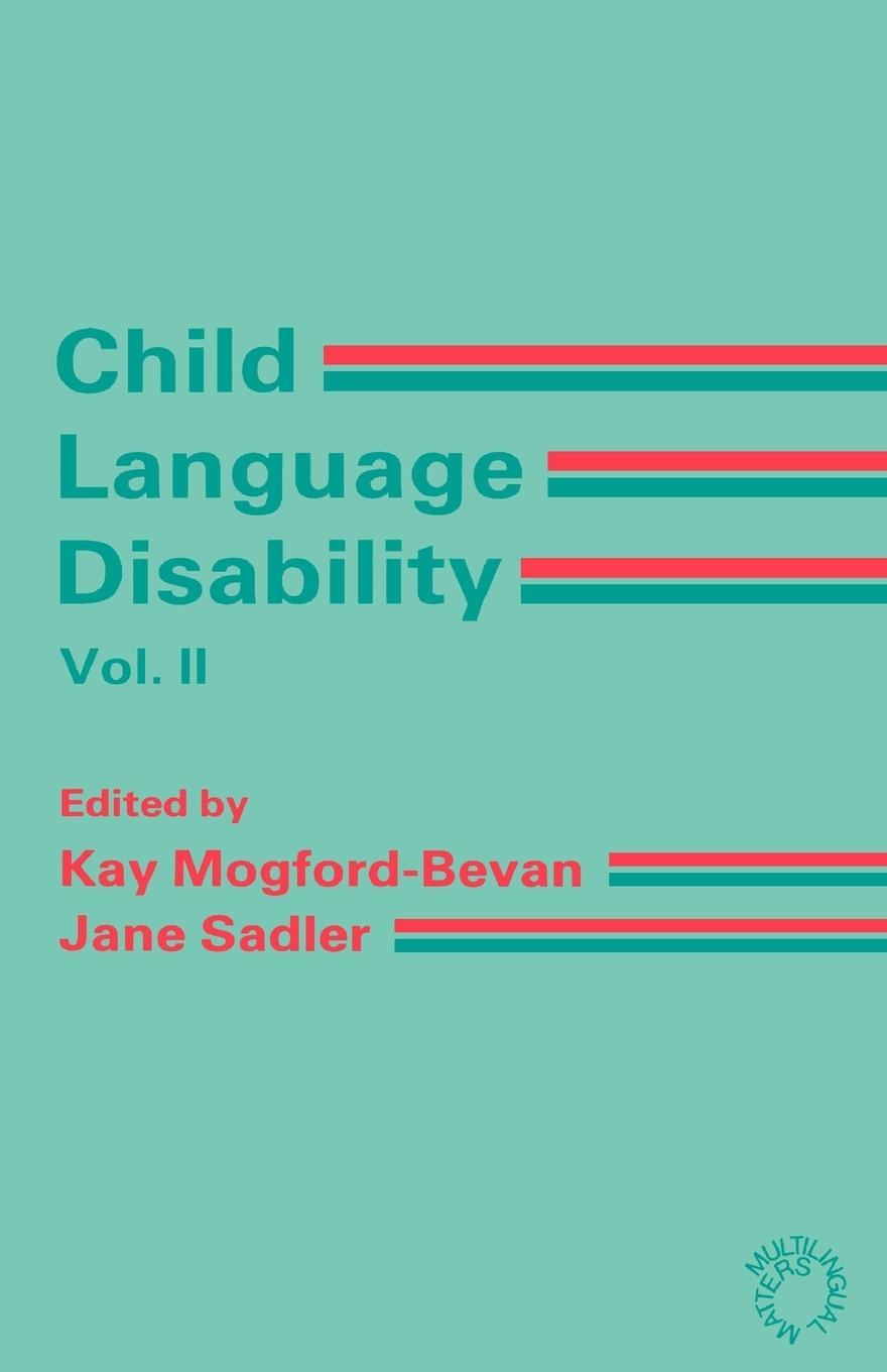 Vorderes Coverbild Child Language Disability Vol.2