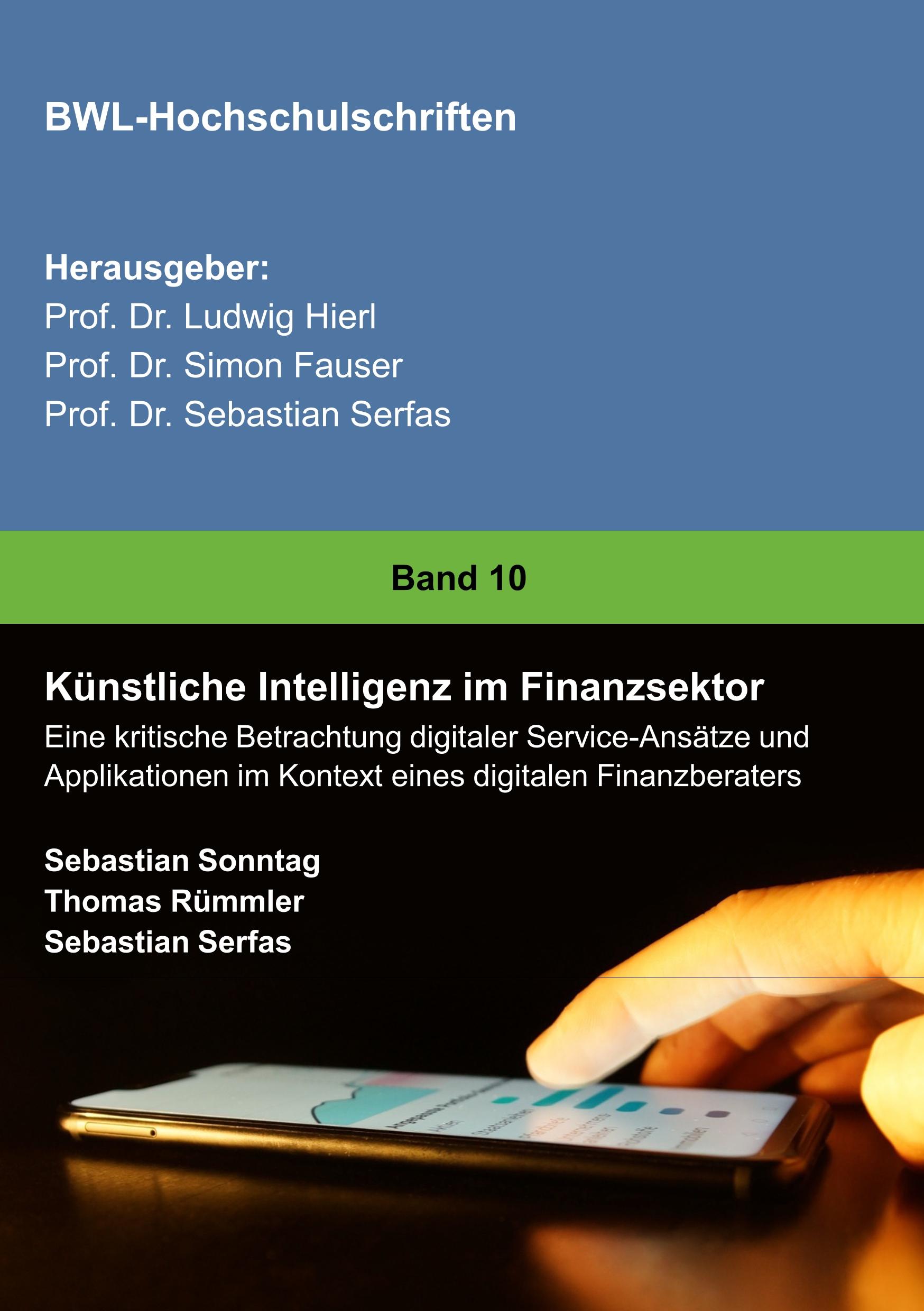 Vorderes Coverbild Künstliche Intelligenz im Finanzsektor