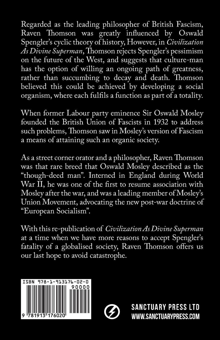 Rückseitencover Civilization as Divine Superman