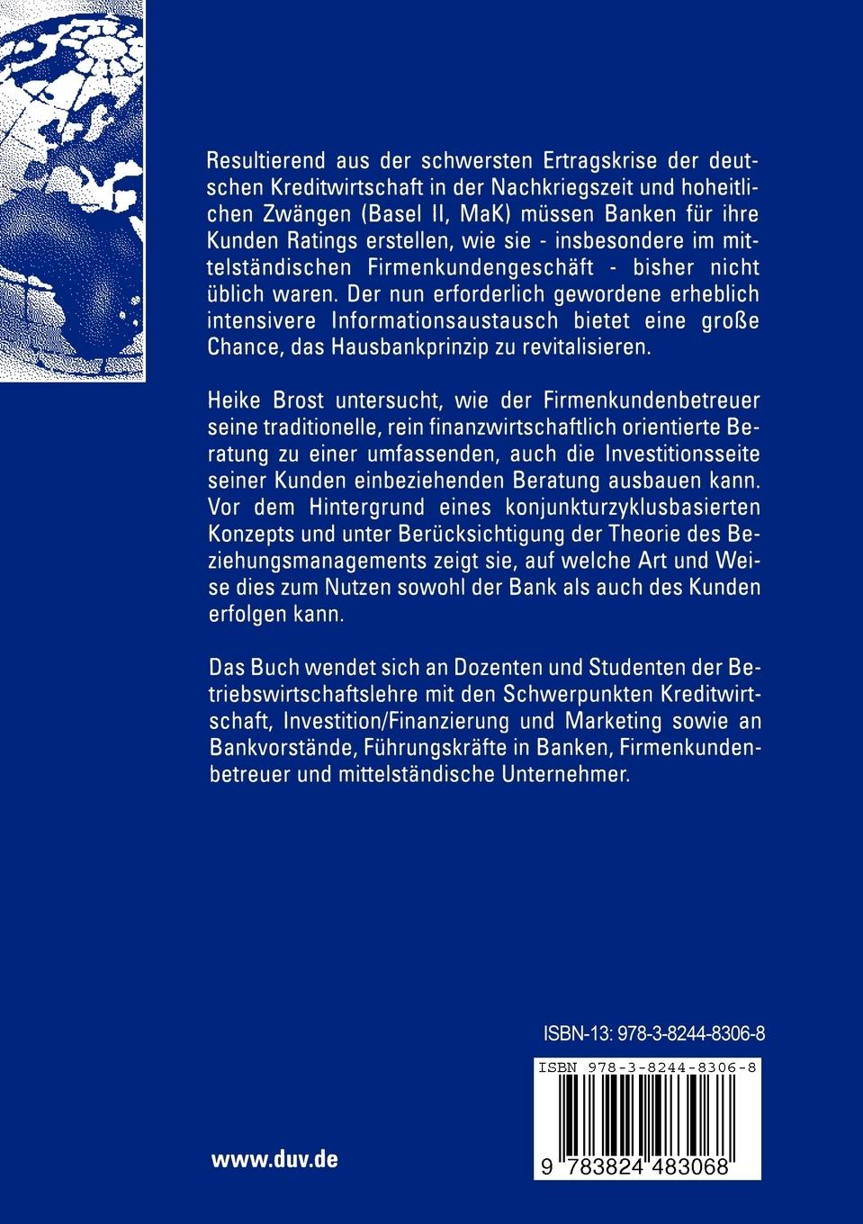 Rückseitencover Zyklusbasierte Investitions- und Finanzierungsberatung