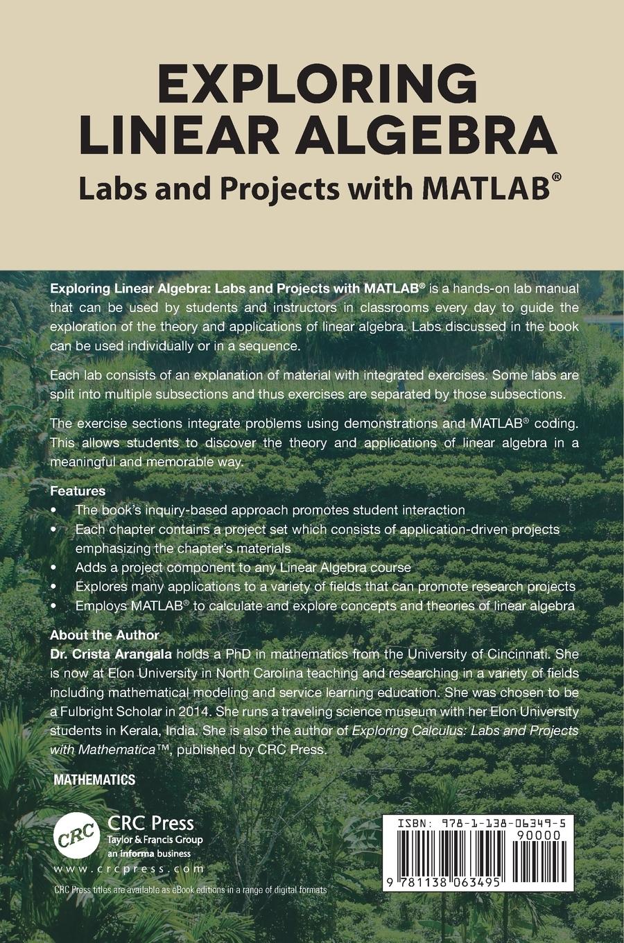 Rückseitencover Exploring Linear Algebra