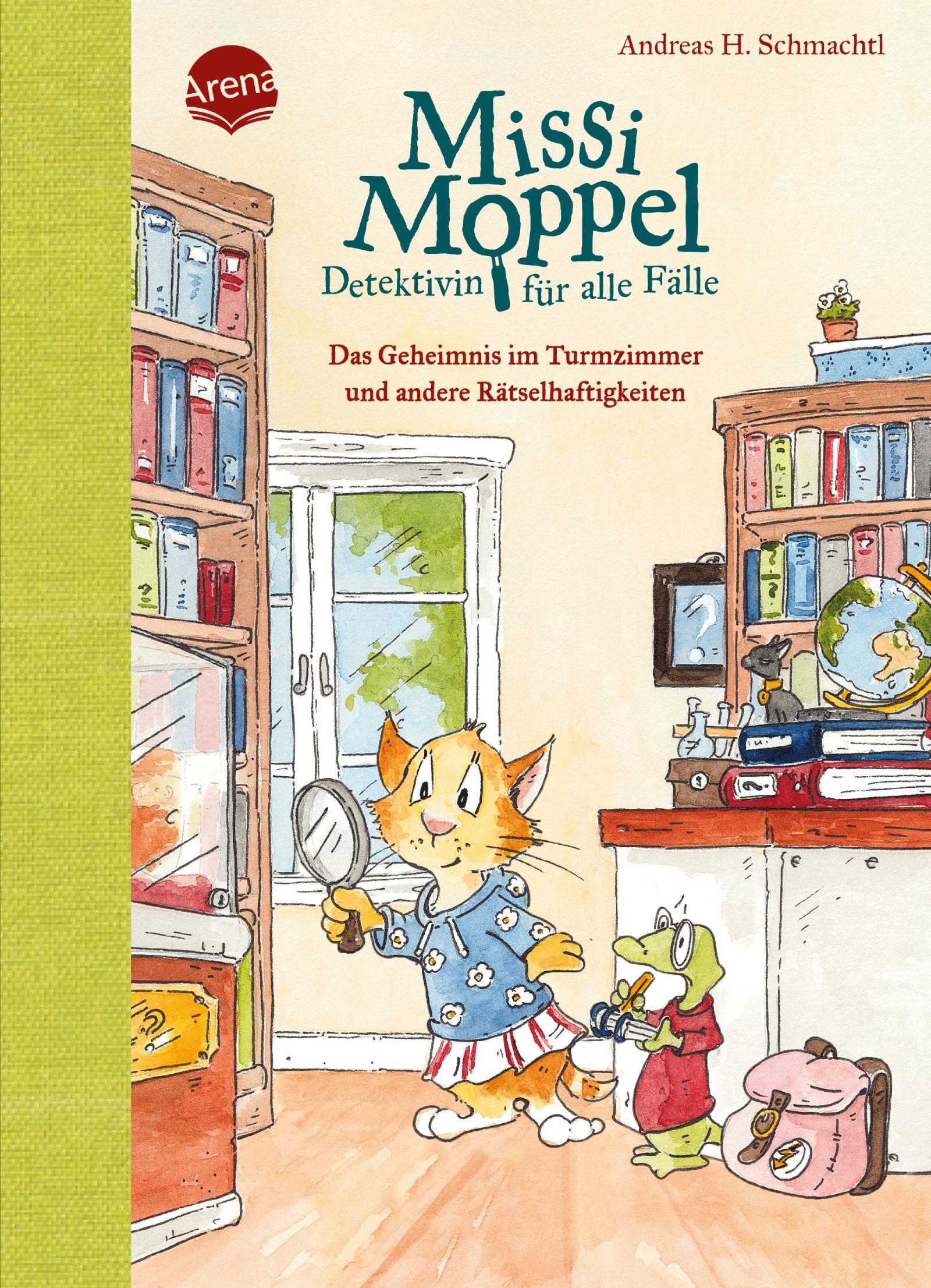 Vorderes Coverbild Missi Moppel - Detektivin für alle Fälle. Das Geheimnis im Turmzimmer und andere Rätselhaftigkeiten