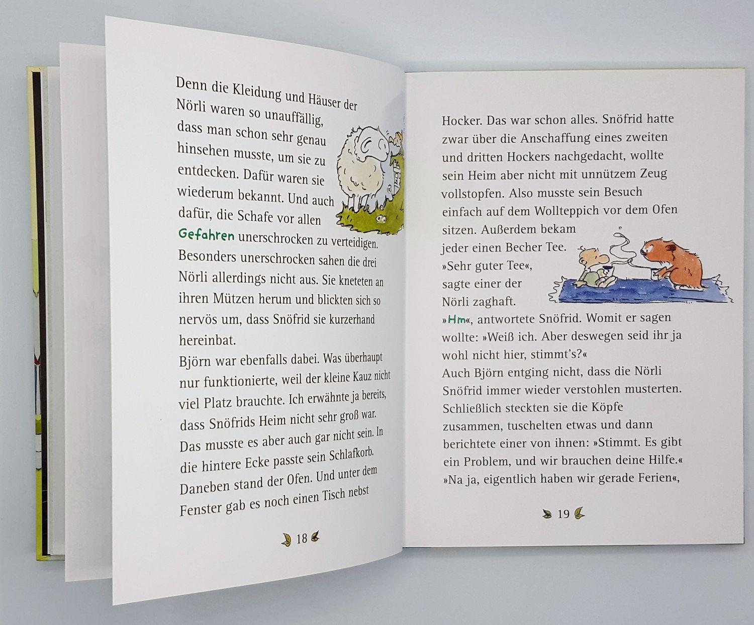 Beispielinhalt (Bild) Snöfrid aus dem Wiesental (2). Das wahrlich sagenhafte Rätsel der Trolle