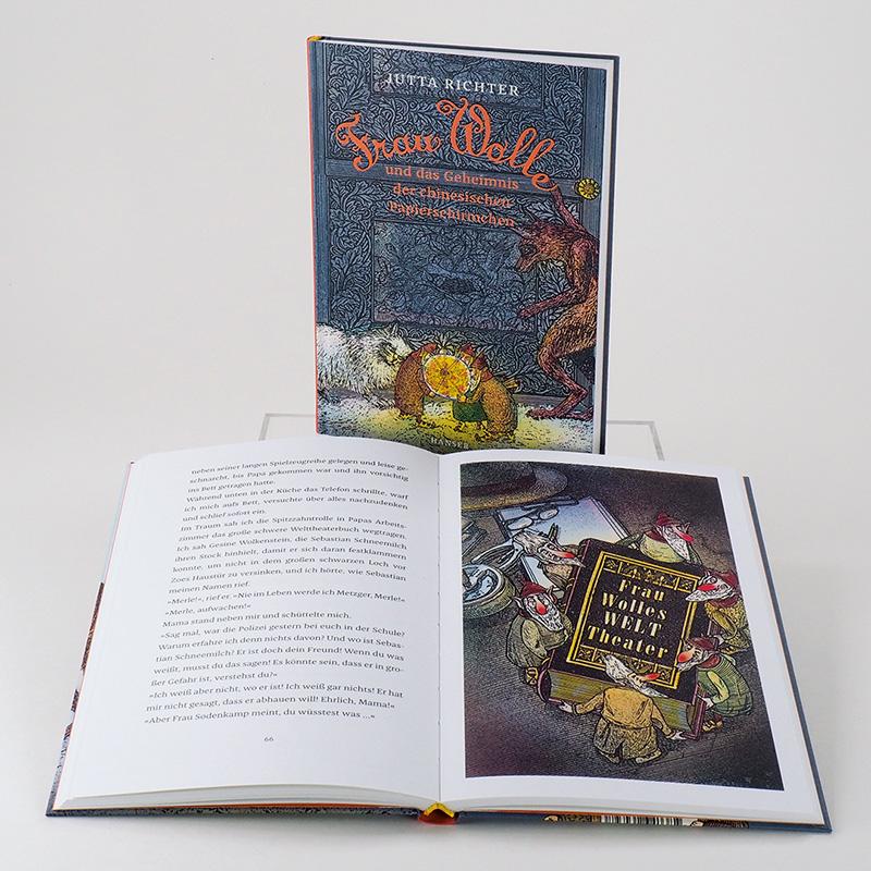 Beispielinhalt (Bild) Frau Wolle und das Geheimnis der chinesischen Papierschirmchen