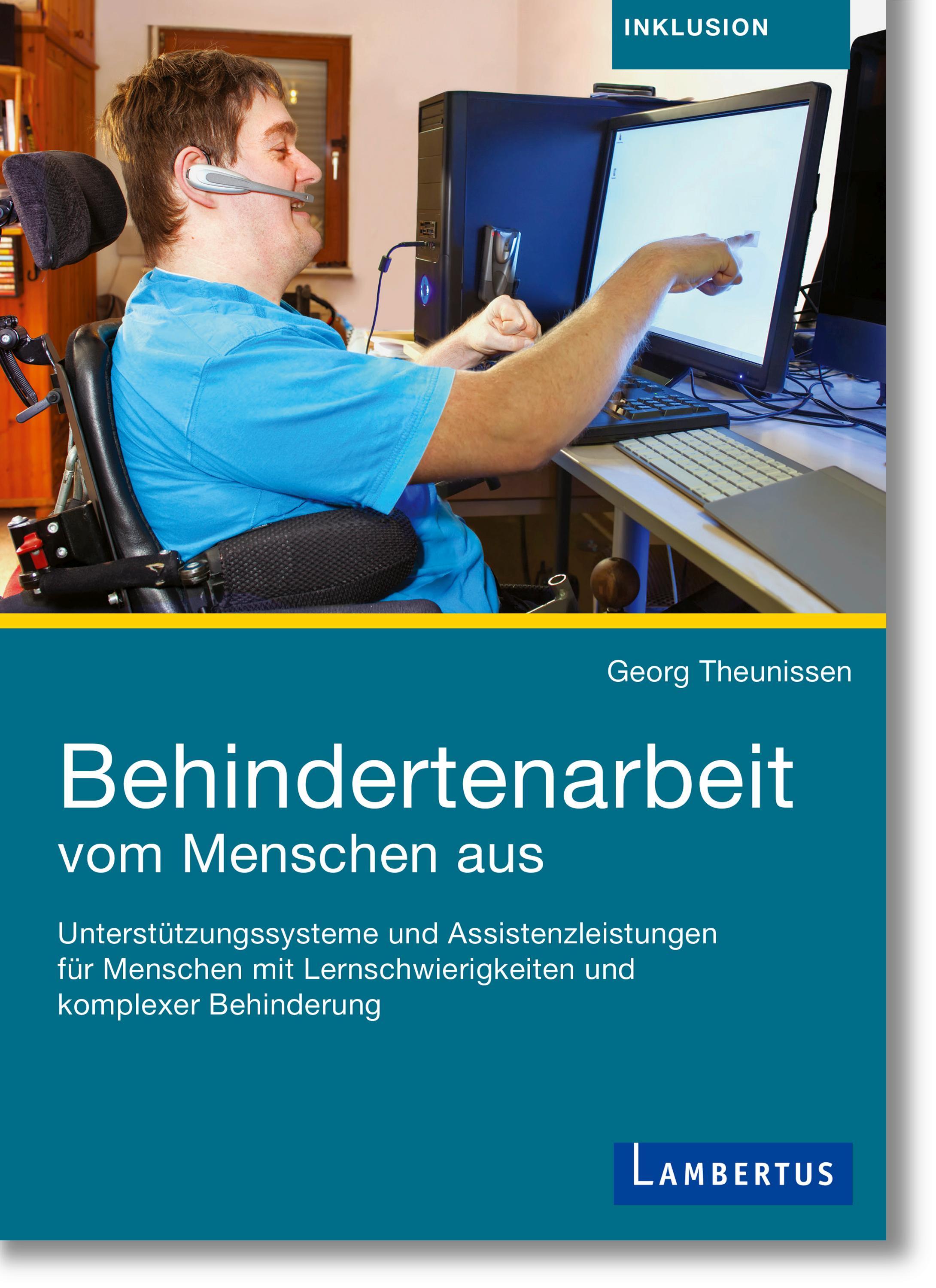 Vorderes Coverbild Behindertenarbeit vom Menschen aus