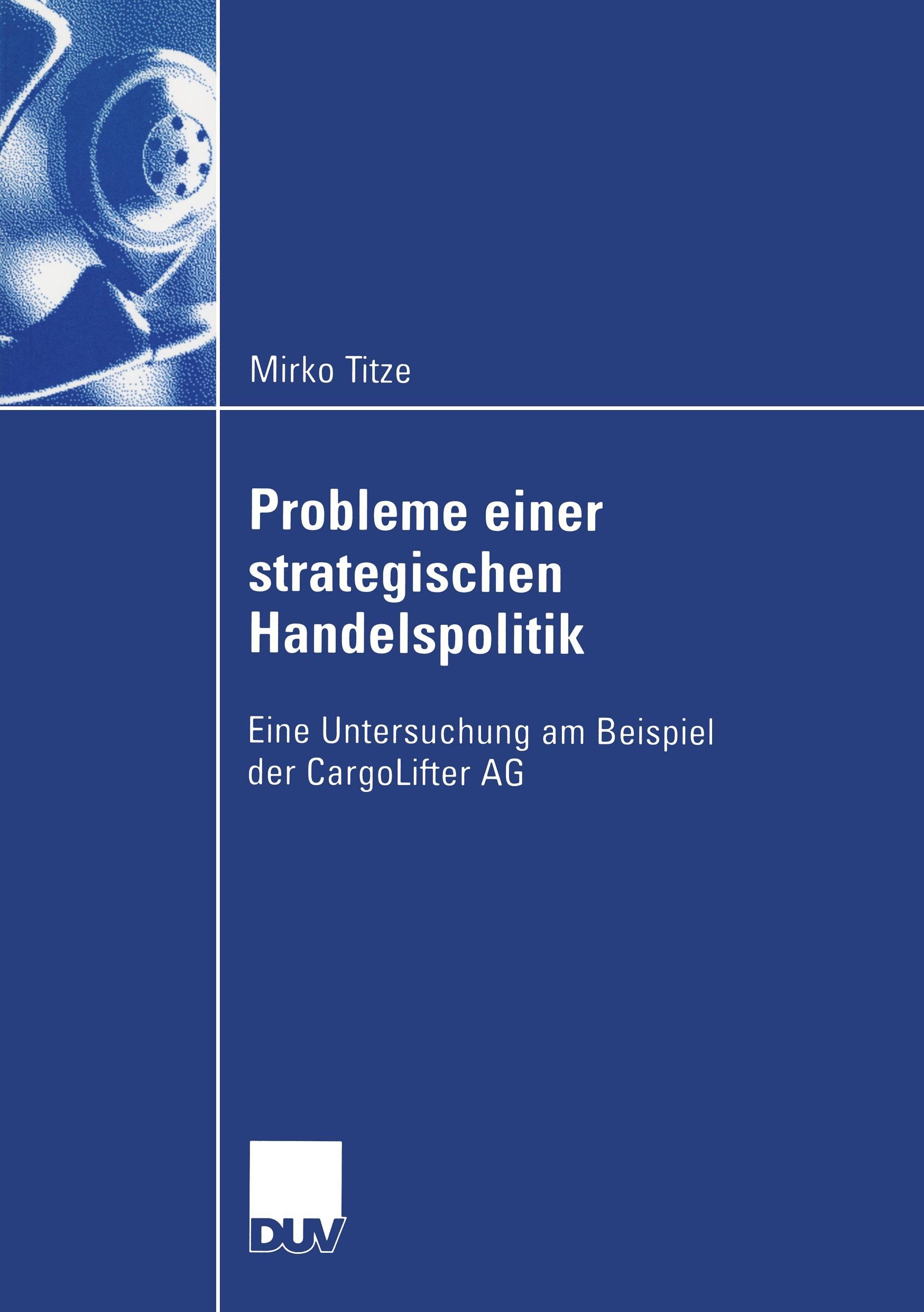 Vorderes Coverbild Probleme einer strategischen Handelspolitik