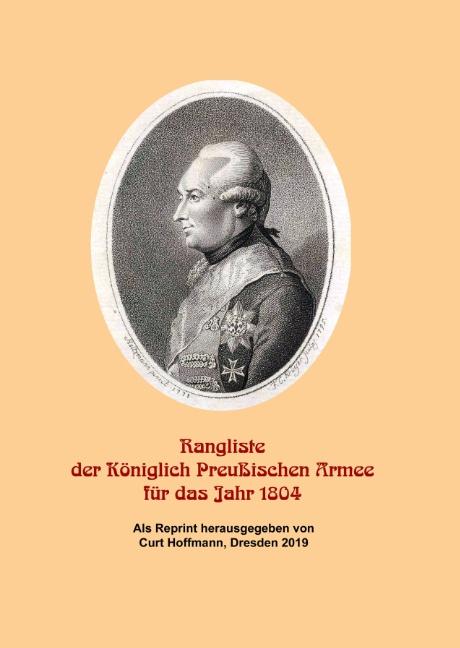 Vorderes Coverbild Rangliste der Königlich Preußischen Armee für das Jahr 1804