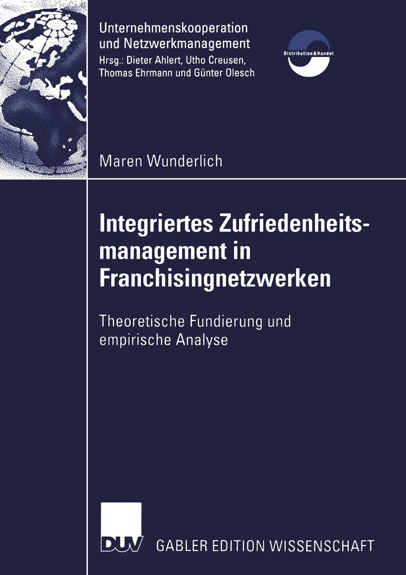 Vorderes Coverbild Integriertes Zufriedenheitsmanagement in Franchisingnetzwerken