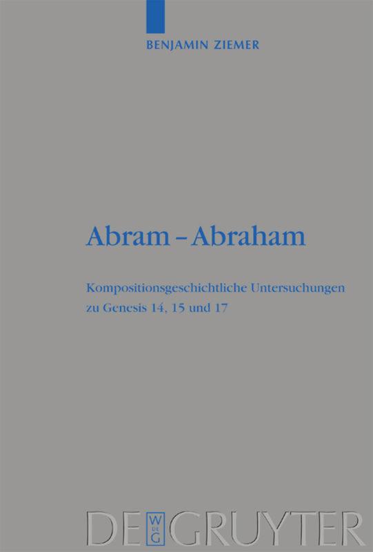 Vorderes Coverbild Abram - Abraham