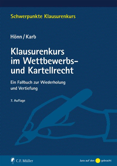 Vorderes Coverbild Klausurenkurs im Wettbewerbs- und Kartellrecht