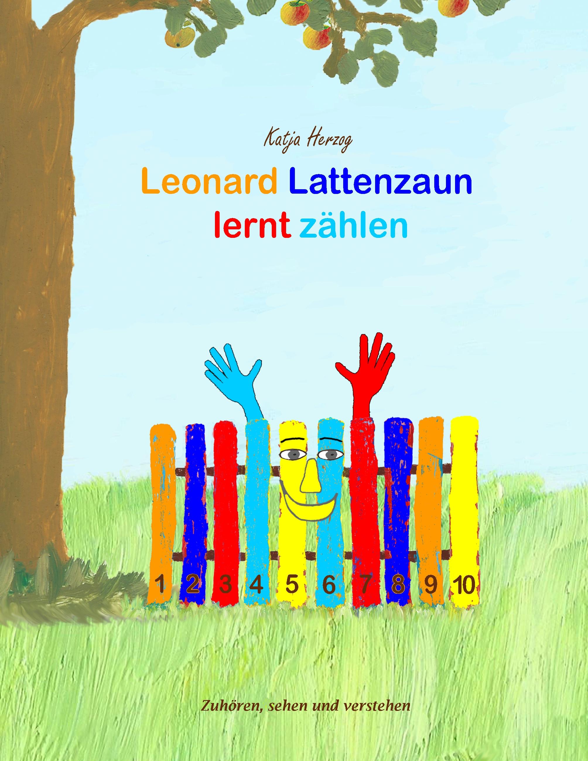 Vorderes Coverbild Leonard Lattenzaun lernt zählen