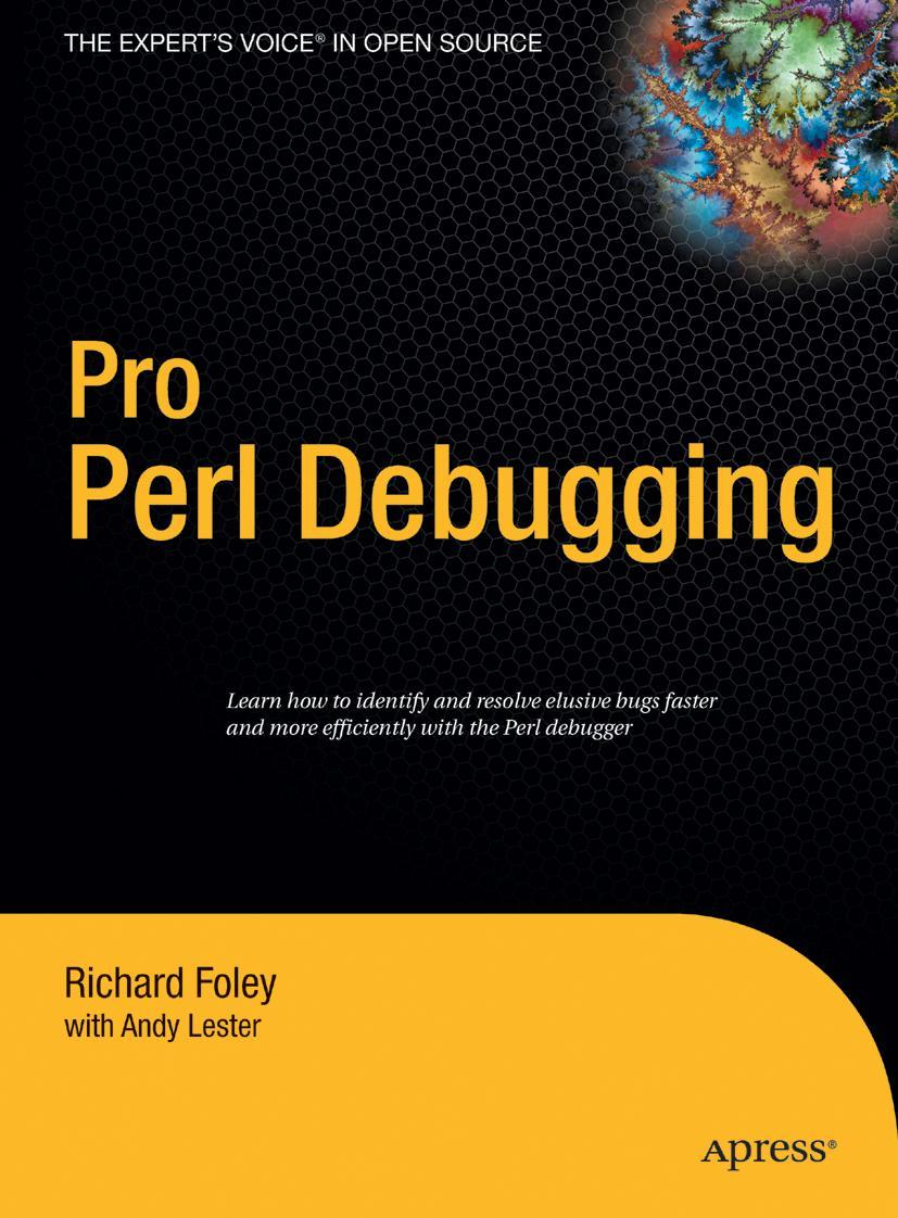 Vorderes Coverbild Pro Perl Debugging