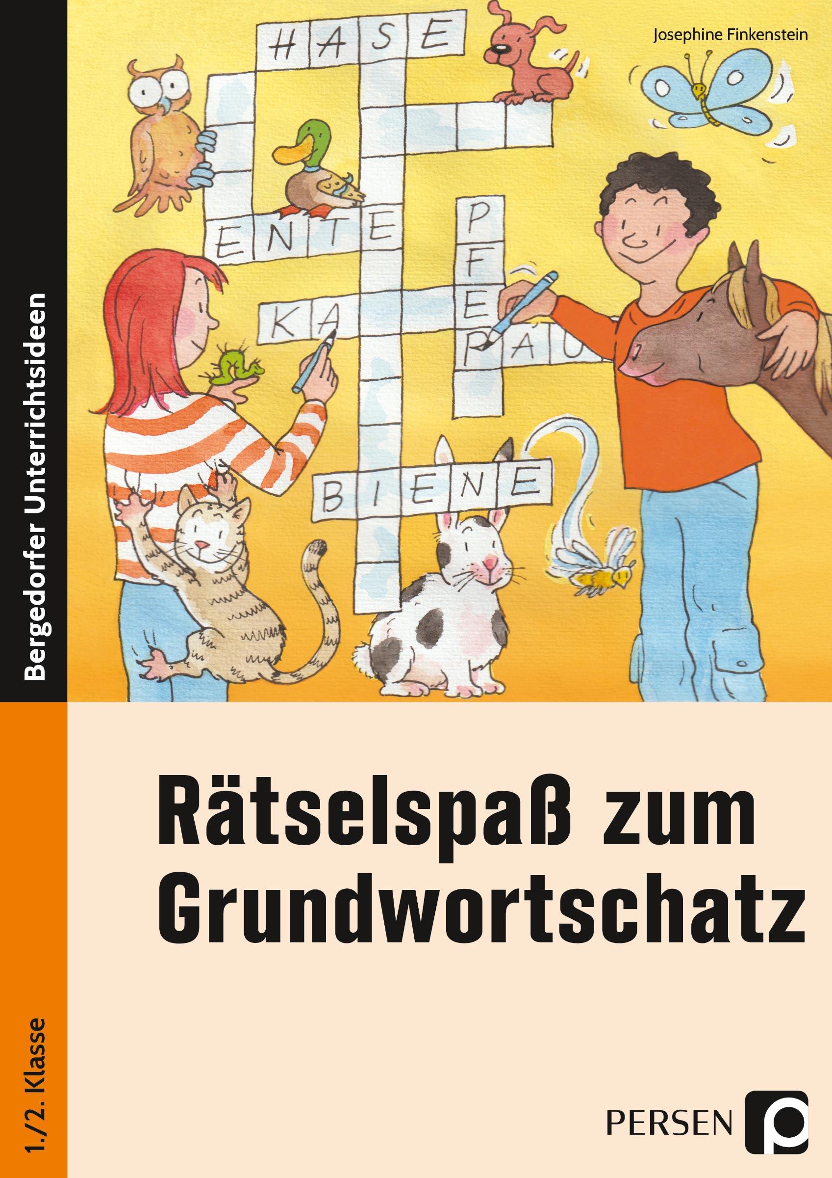 Vorderes Coverbild Rätselspaß zum Grundwortschatz - 1./2. Klasse