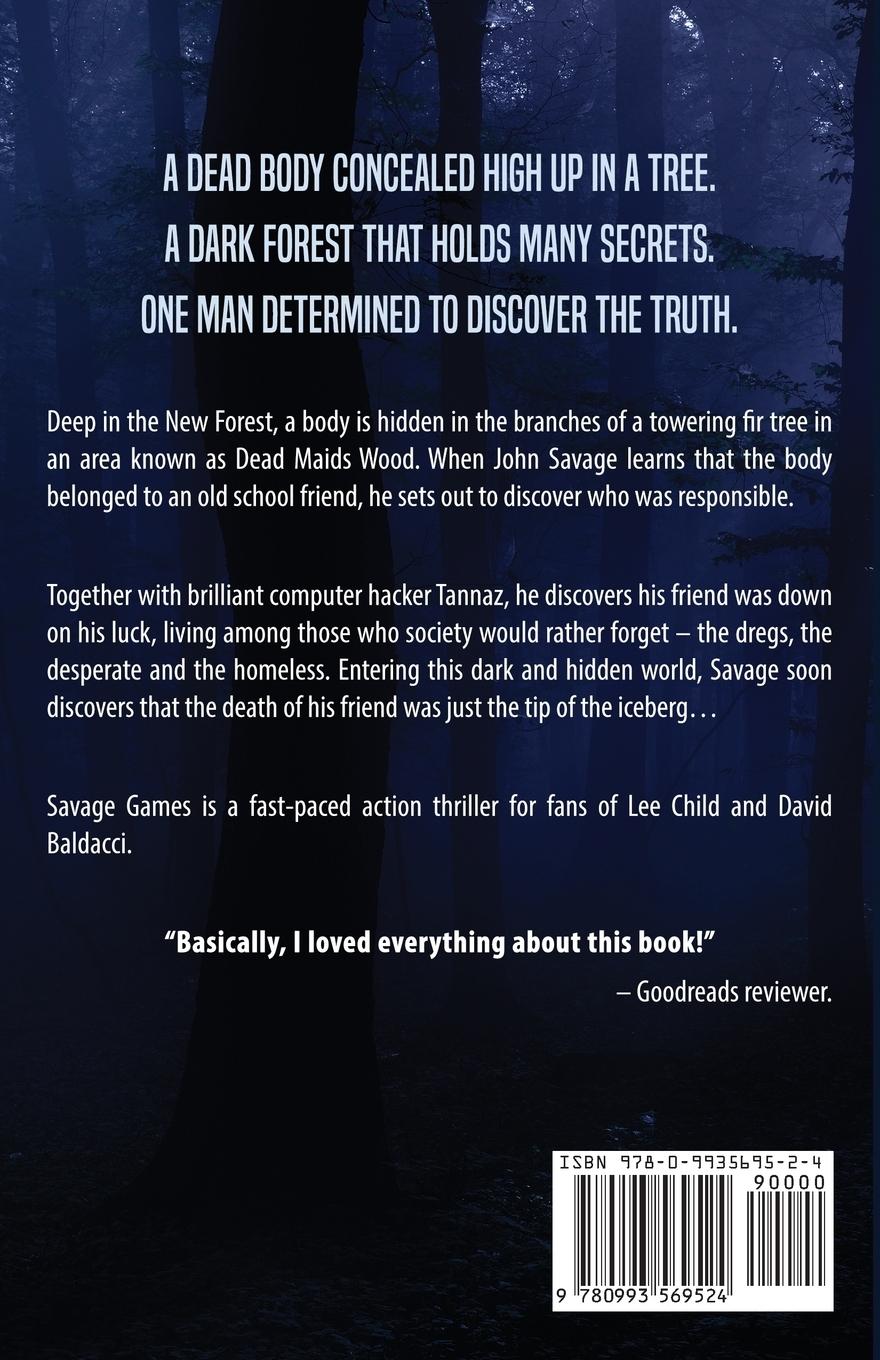 Rückseitencover Savage Games