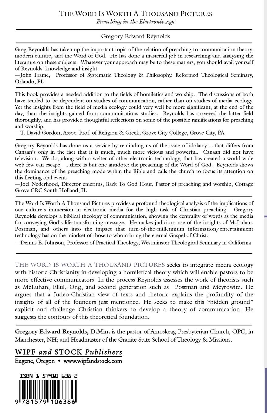 Rückseitencover Word Is Worth a Thousand Pictures