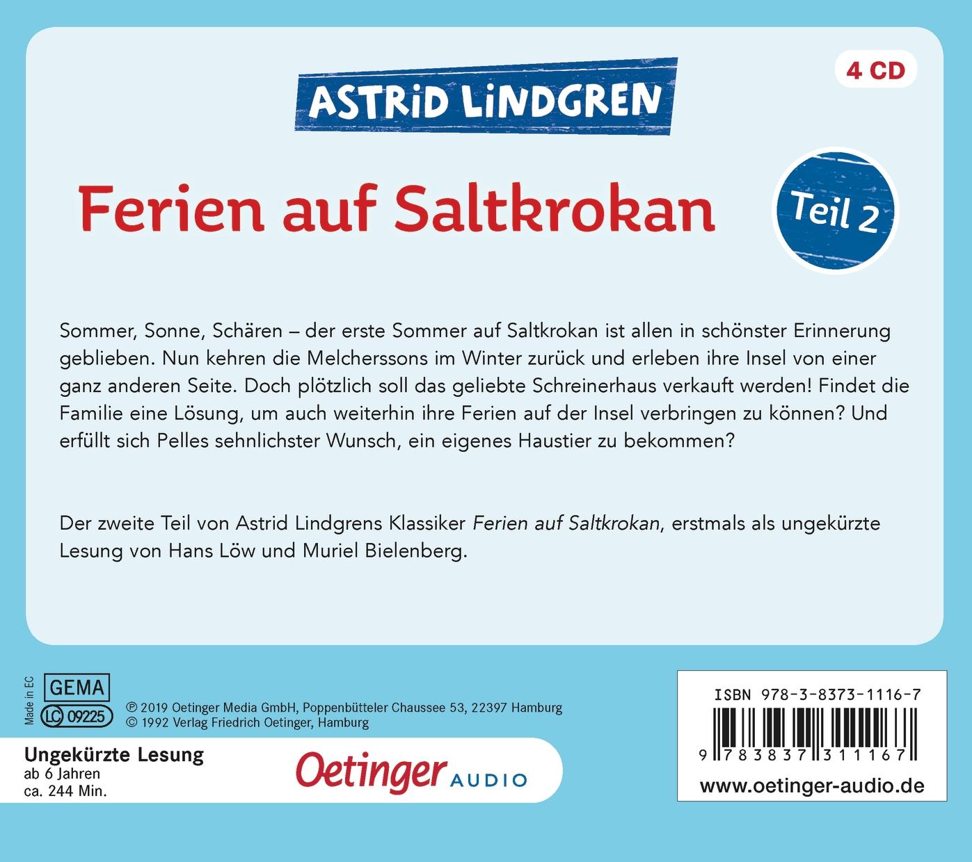 Rückseitencover Ferien auf Saltkrokan Teil 2