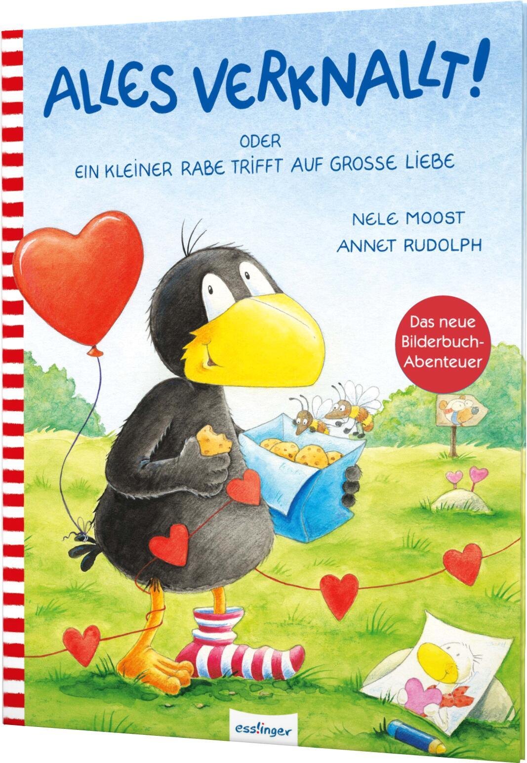 Vorderes Coverbild Der kleine Rabe Socke: Alles verknallt! oder Ein kleiner Rabe trifft auf große Liebe
