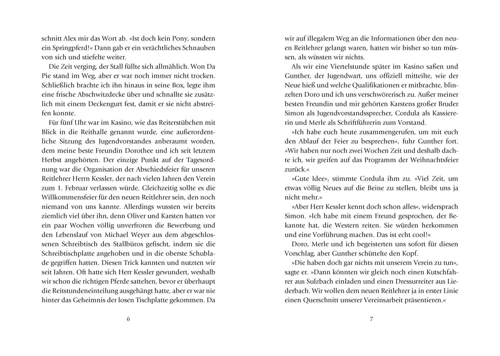 Beispielinhalt (Bild) Charlottes Traumpferd 3: Ein unerwarteter Besucher