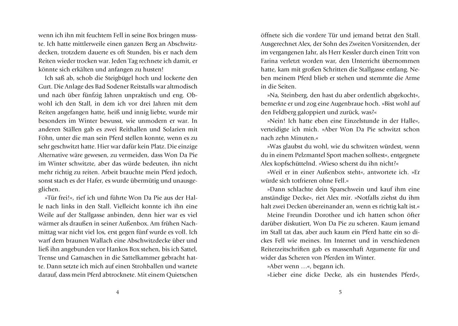 Beispielinhalt (Bild) Charlottes Traumpferd 3: Ein unerwarteter Besucher