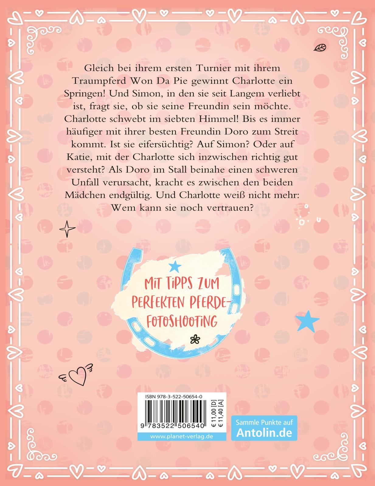 Rückseitencover Charlottes Traumpferd 4: Erste Liebe, erstes Turnier