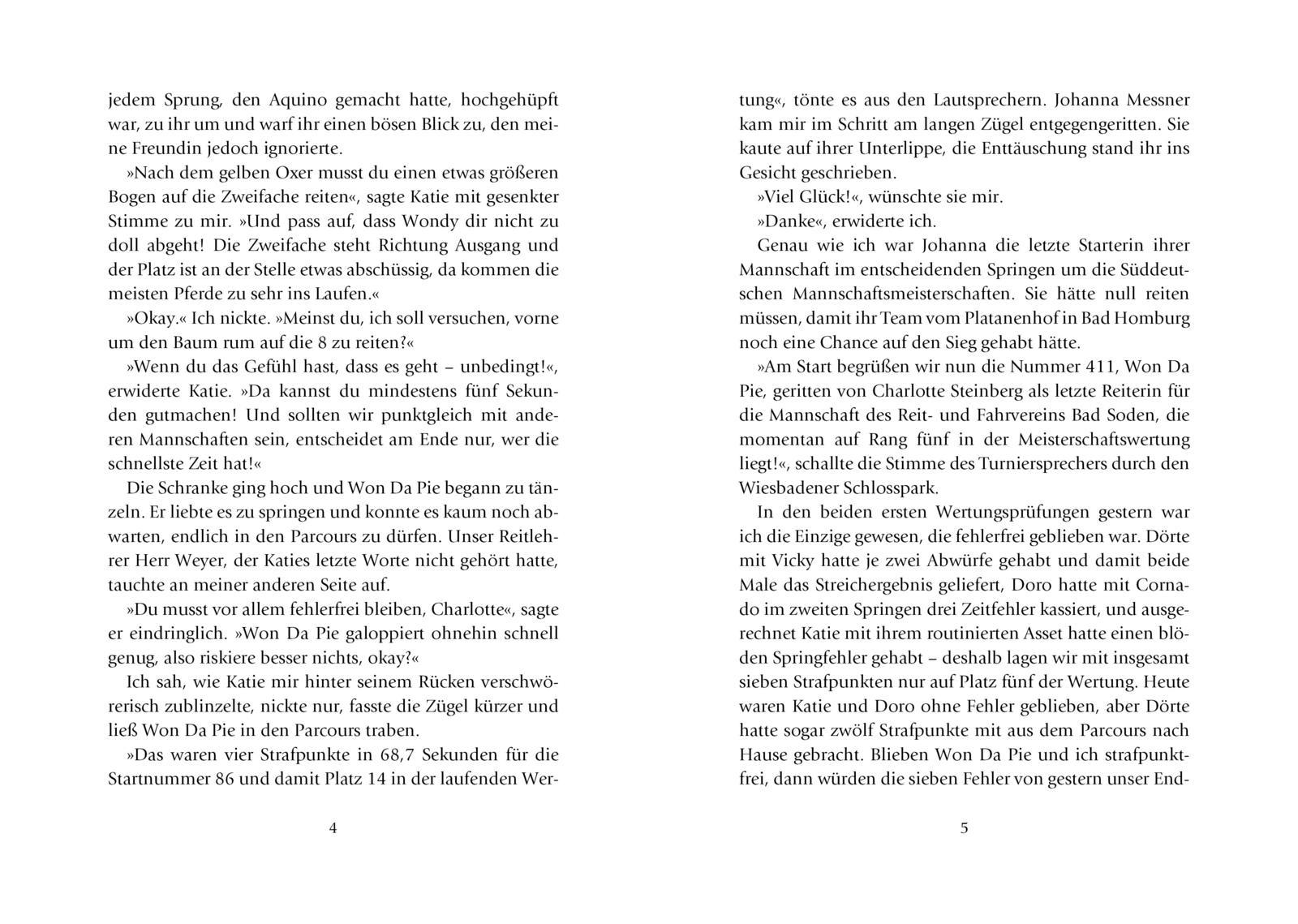 Beispielinhalt (Bild) Charlottes Traumpferd 6: Durch dick und dünn