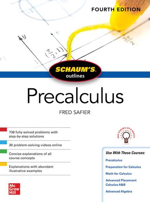 Vorderes Coverbild Schaum's Outline of Precalculus, Fourth Edition