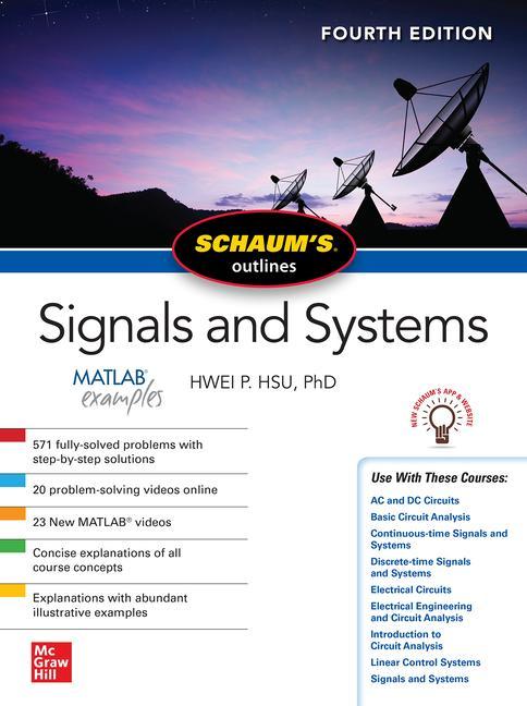 Vorderes Coverbild Schaum's Outline of Signals and Systems, Fourth Edition
