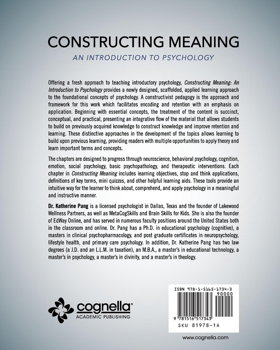 Rückseitencover Constructing Meaning