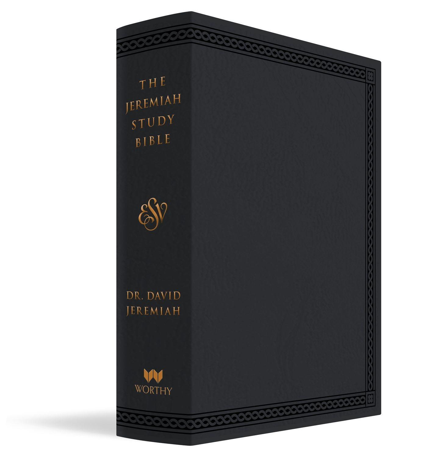 Vorderes Coverbild The Jeremiah Study Bible, Esv, Black Leatherluxe (Indexed)