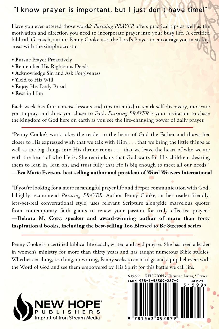 Rückseitencover Pursuing Prayer