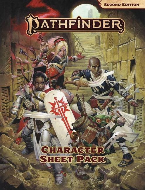 Vorderes Coverbild Pathfinder Character Sheet Pack (P2)