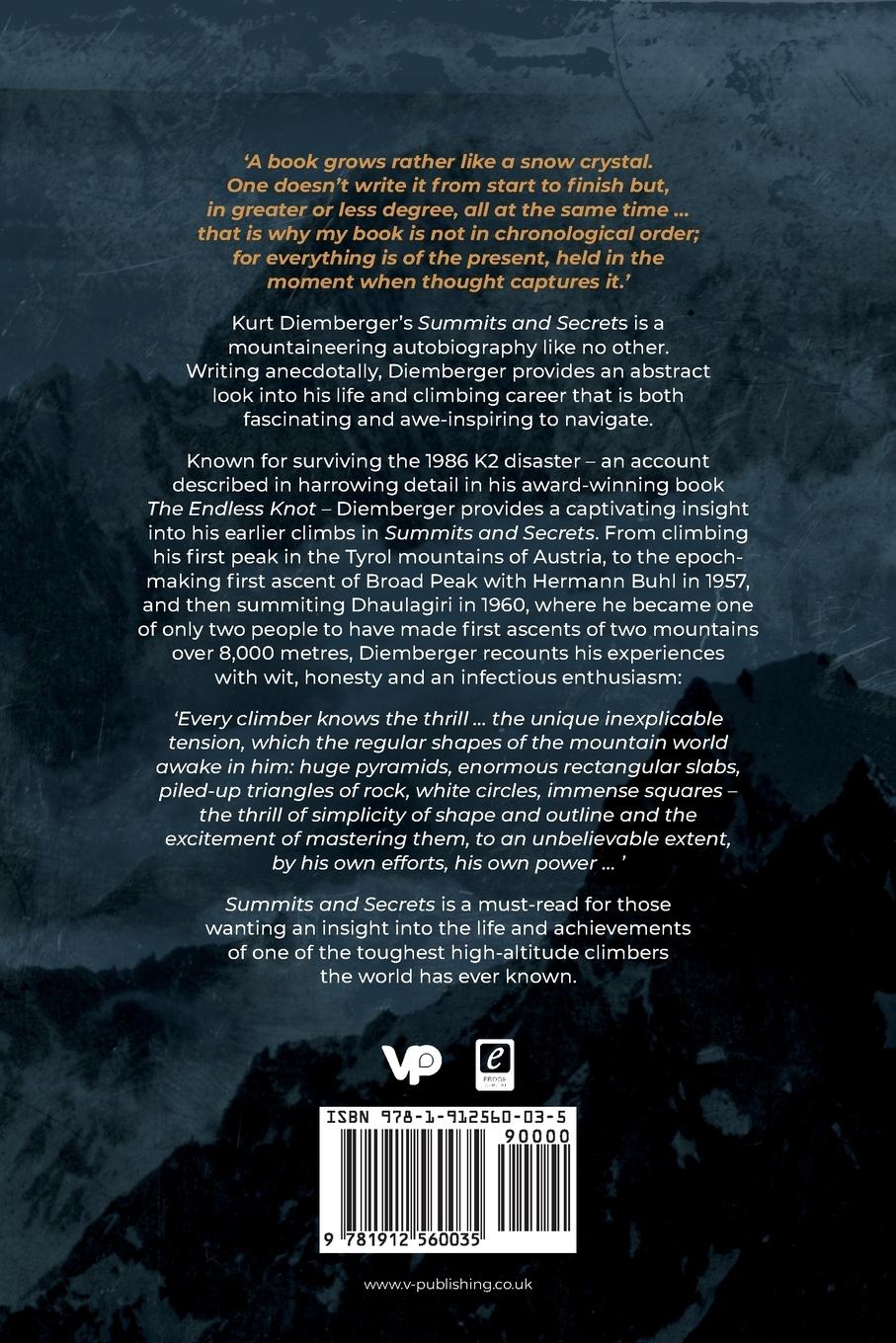 Rückseitencover Summits and Secrets