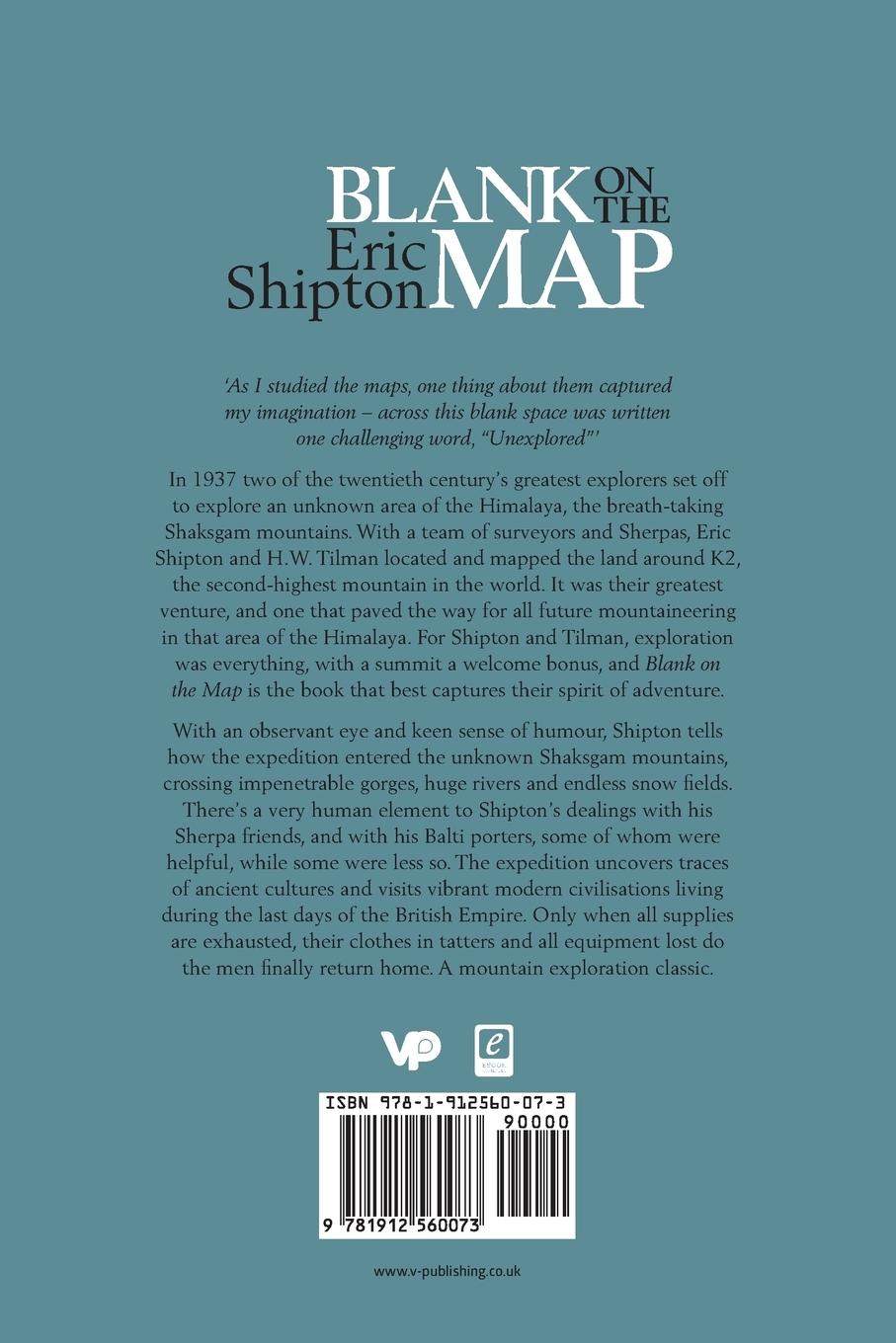 Rückseitencover Blank on the Map