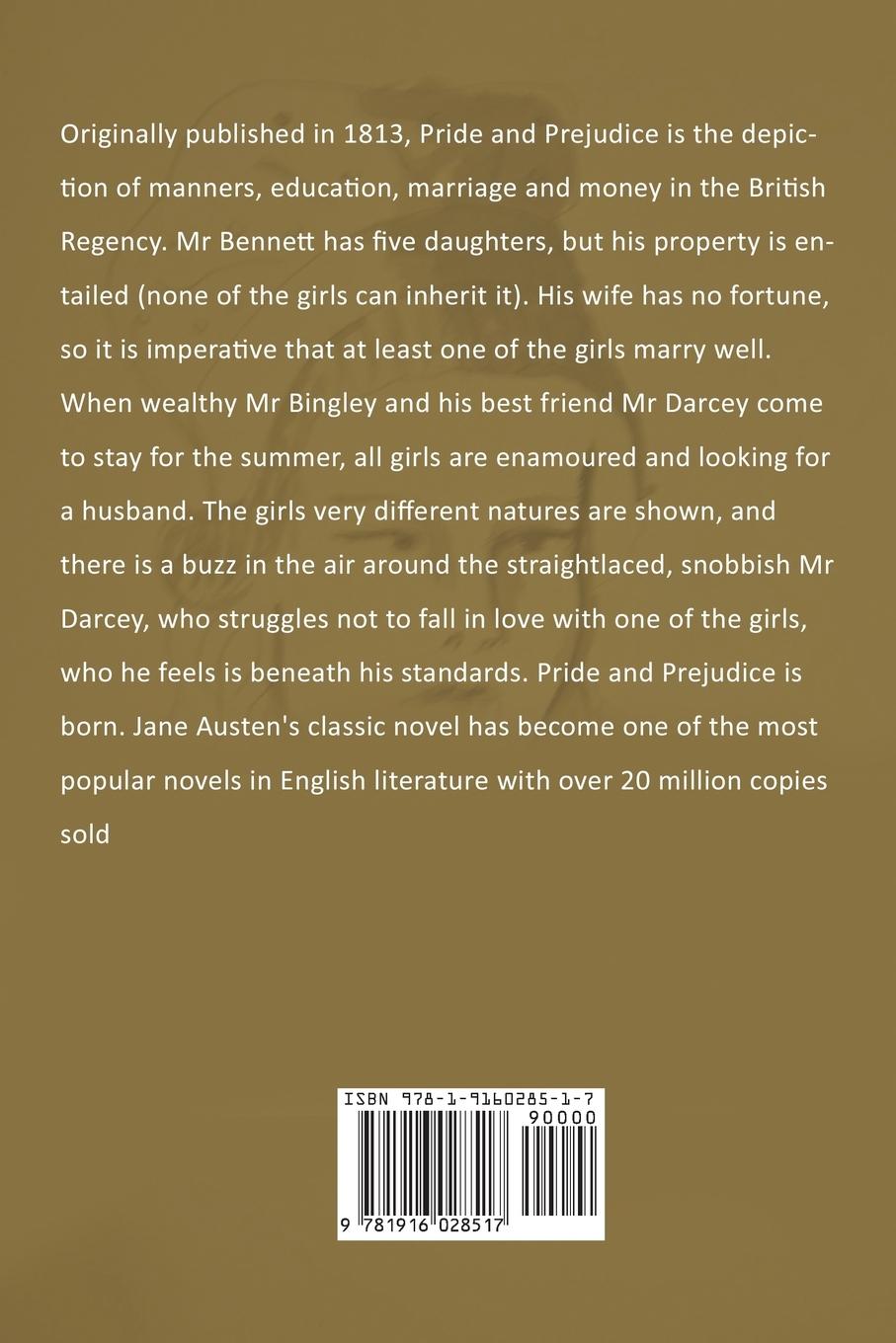 Rückseitencover Pride and Prejudice