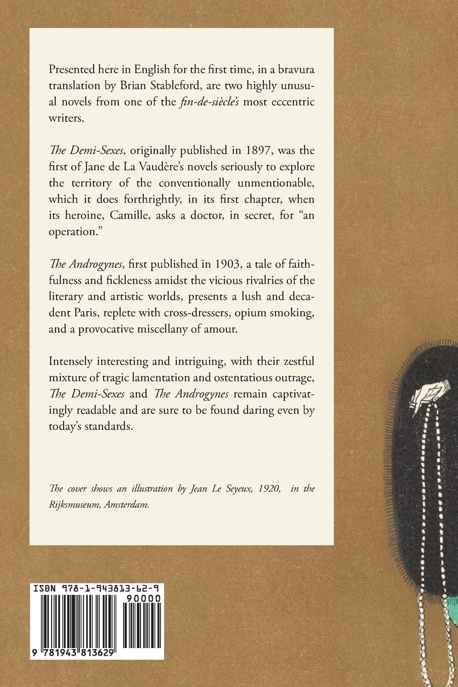 Rückseitencover The Demi-Sexes and The Androgynes