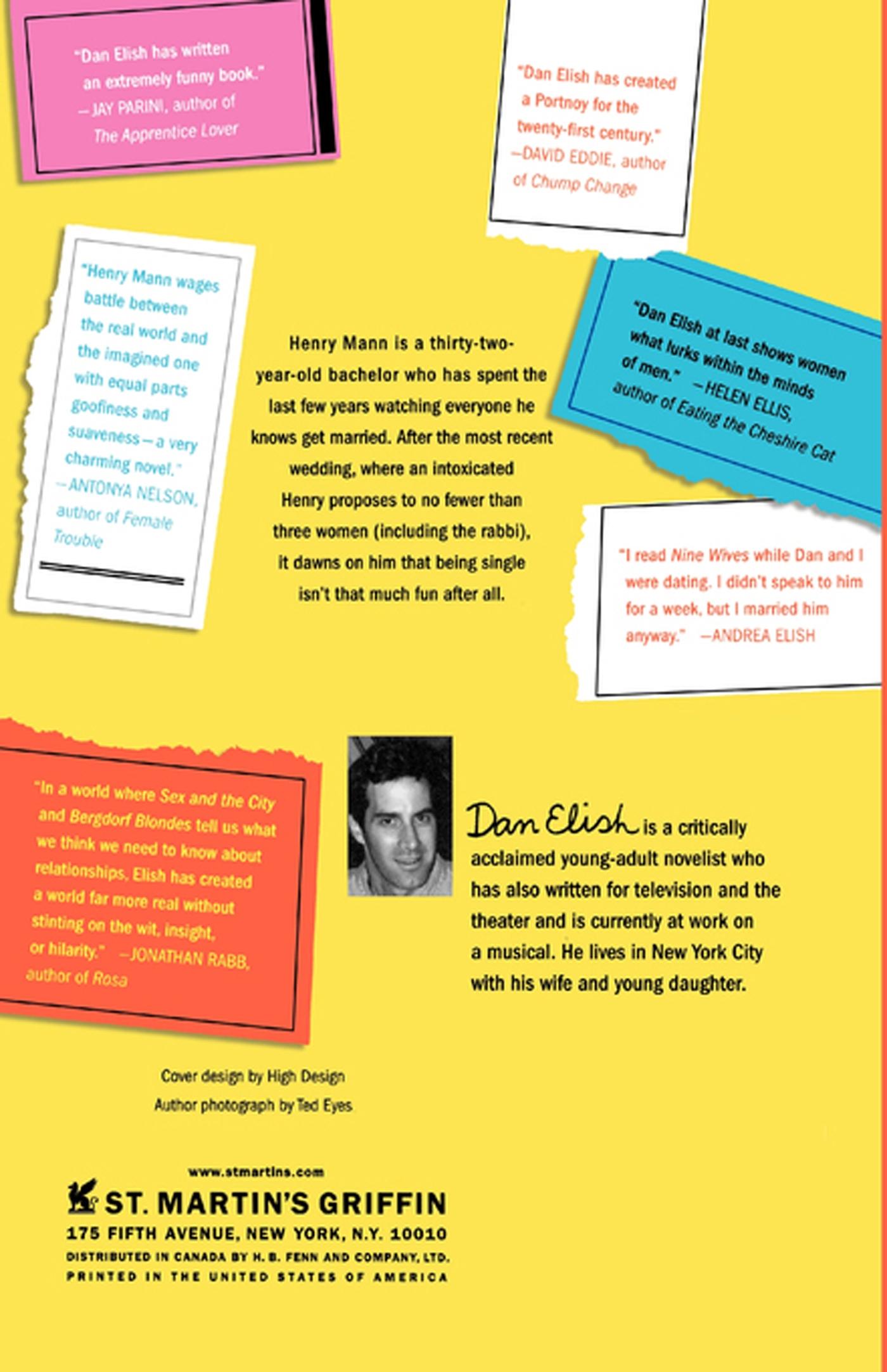 Rückseitencover Nine Wives