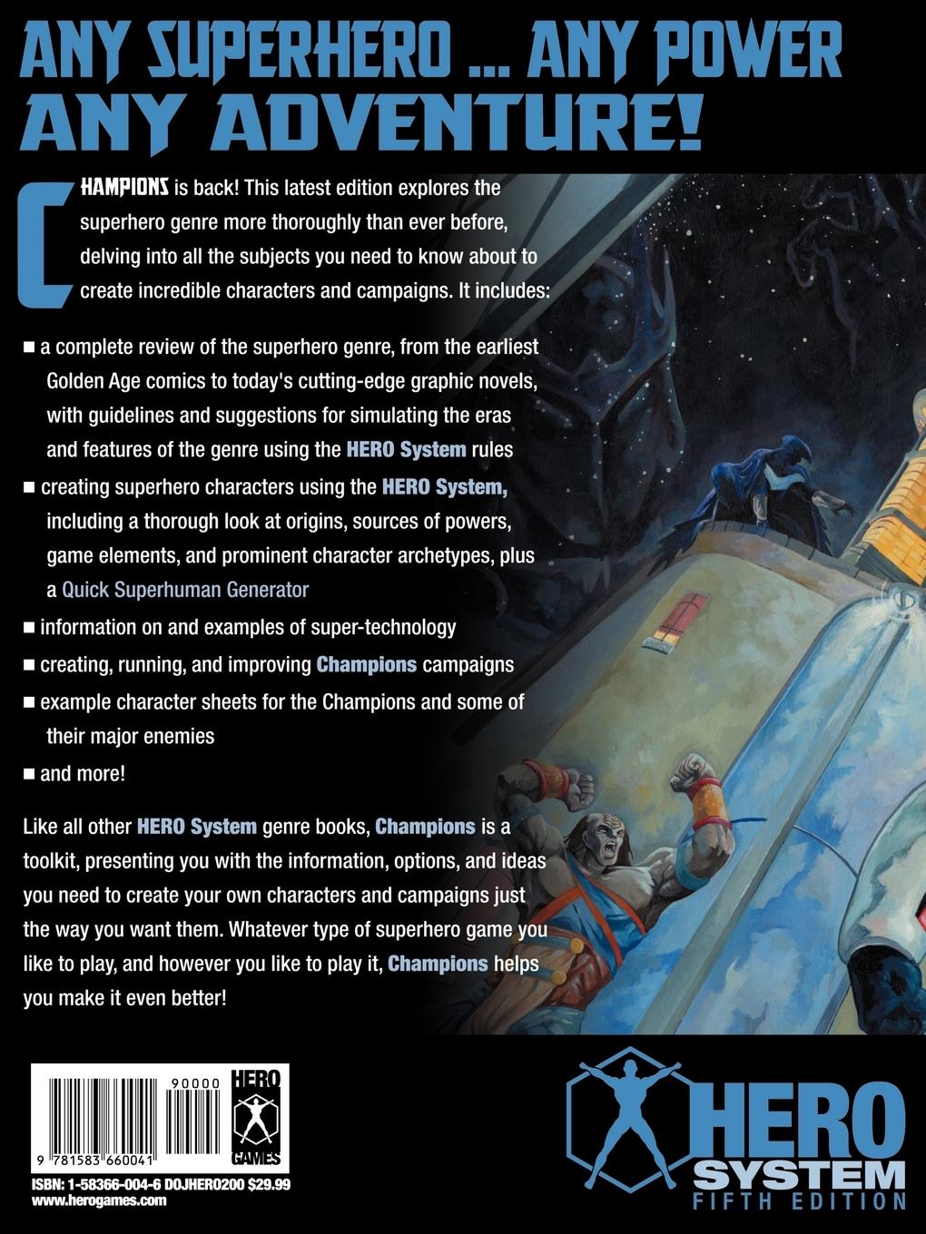 Rückseitencover Champions (5th Edition)