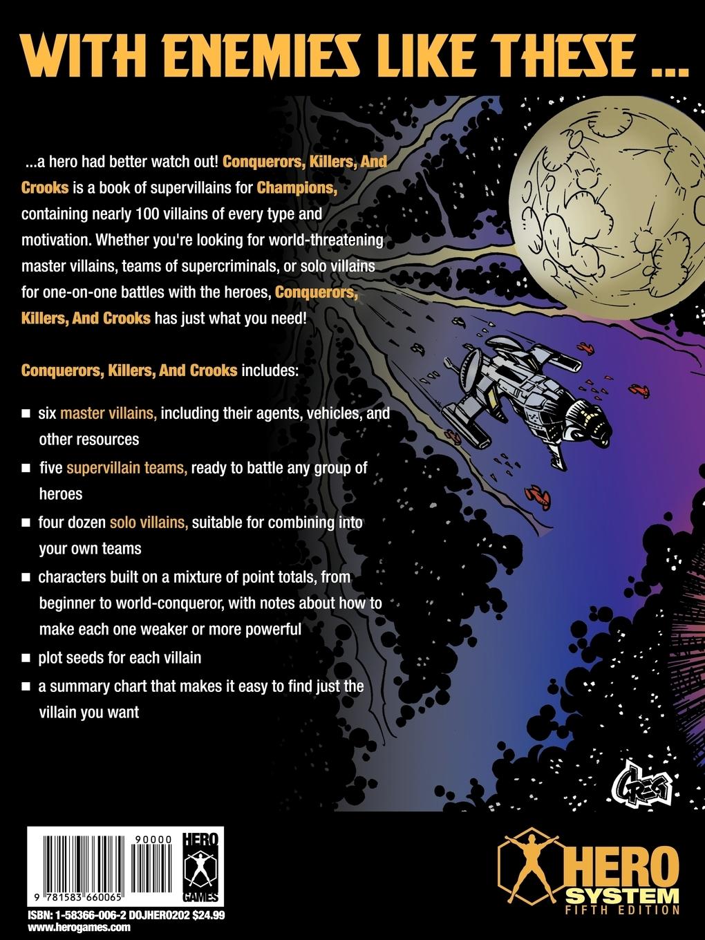 Rückseitencover Conquerors, Killers, And Crooks