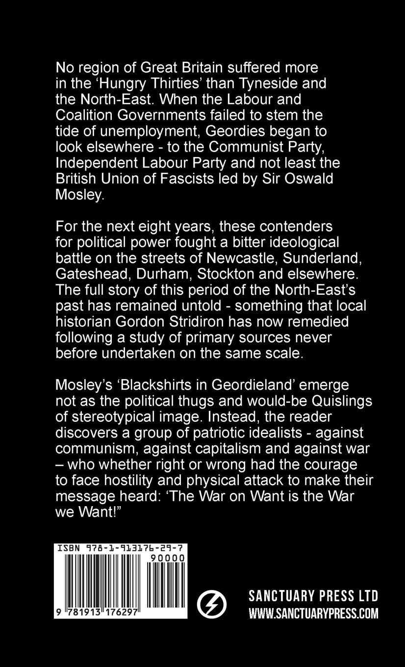 Rückseitencover Blackshirts in Geordieland