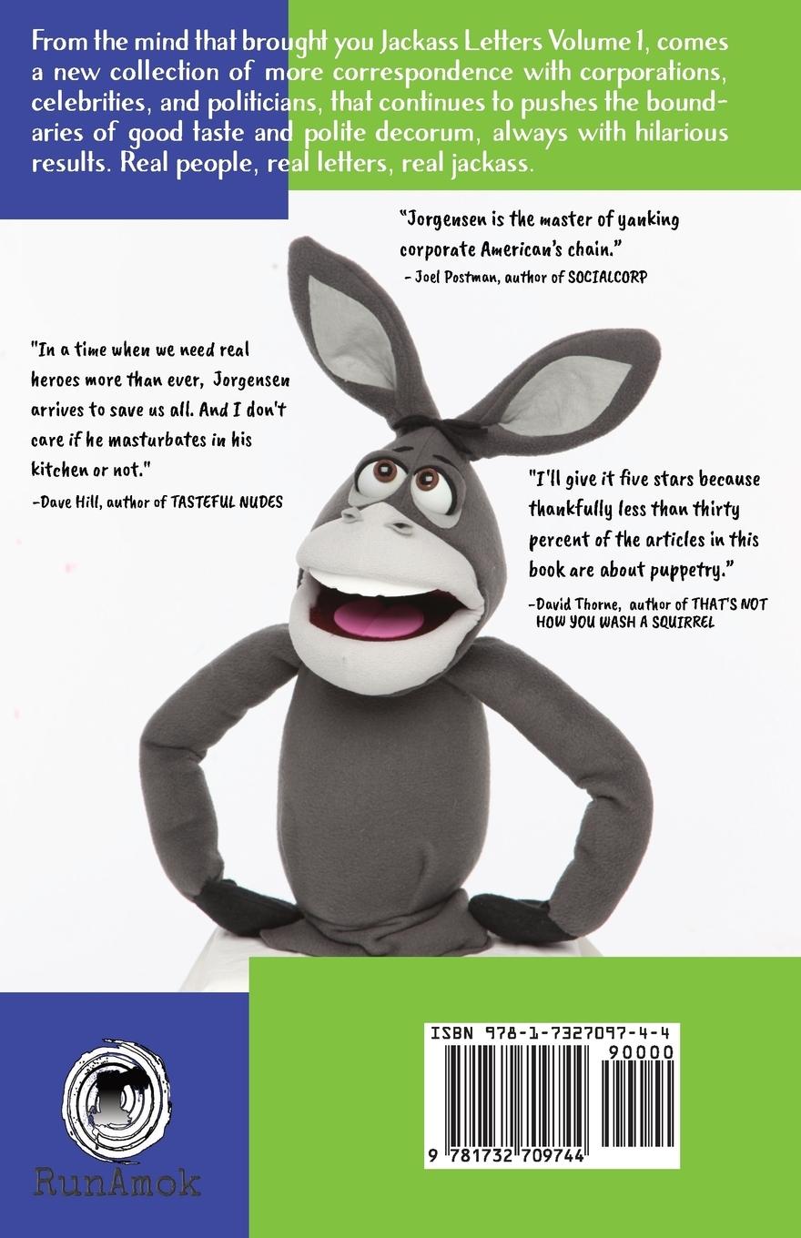 Rückseitencover Jackass Letters