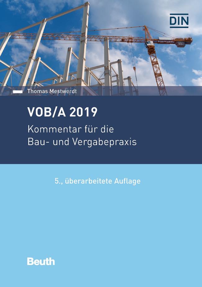 Vorderes Coverbild VOB/A 2019