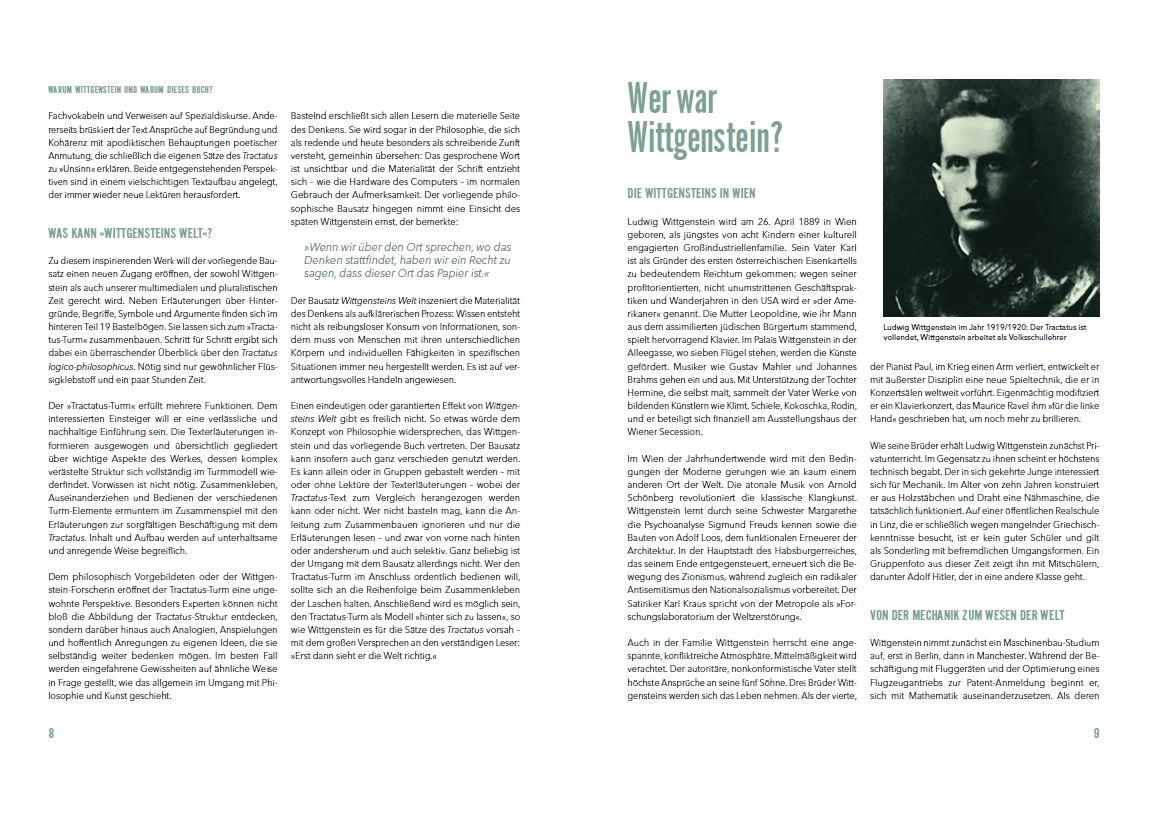 Beispielinhalt (Bild) Wittgensteins Welt - selbst hergestellt