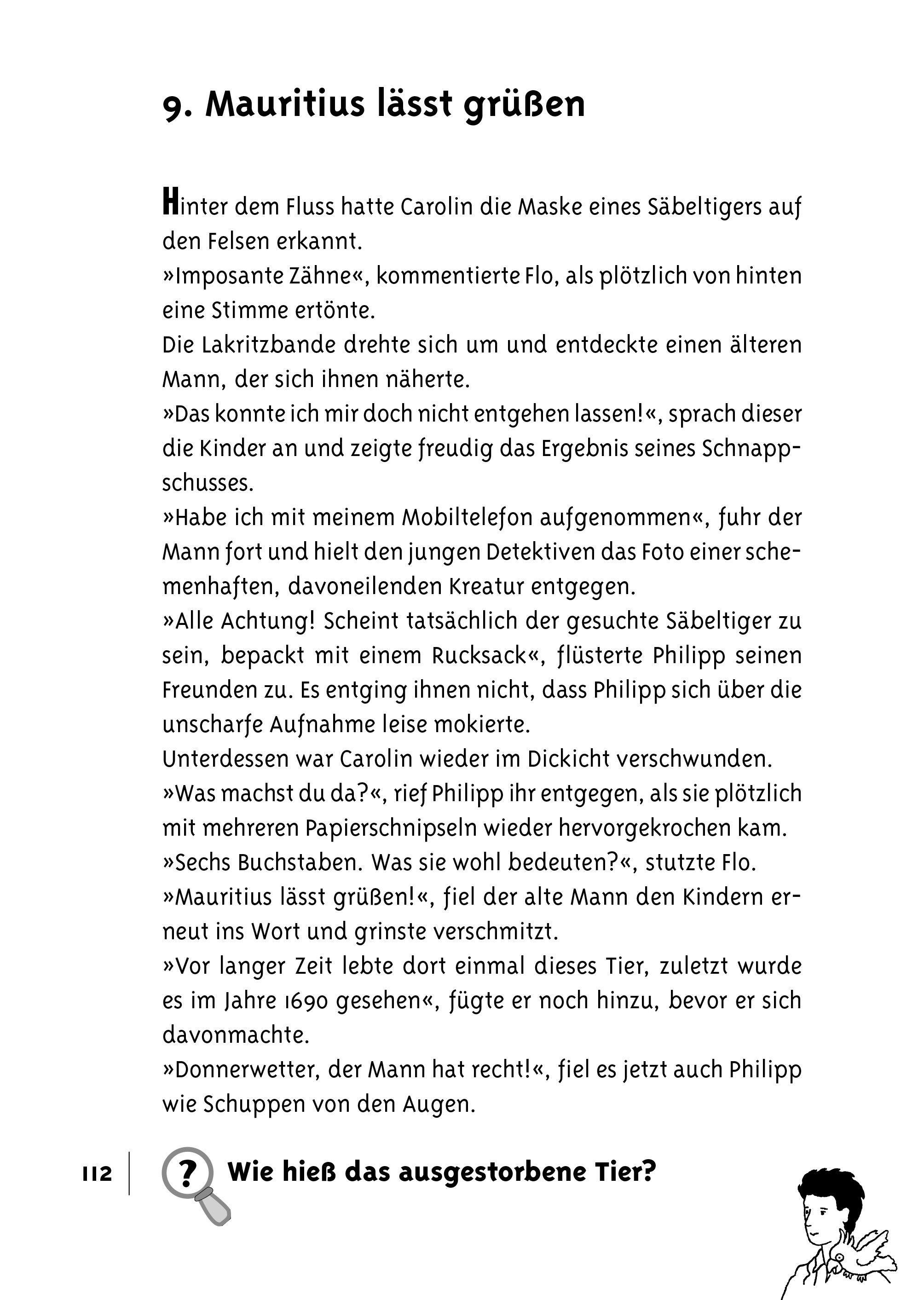 Beispielinhalt (Bild) Finde den Täter - Spuk in der Fledermausgrotte