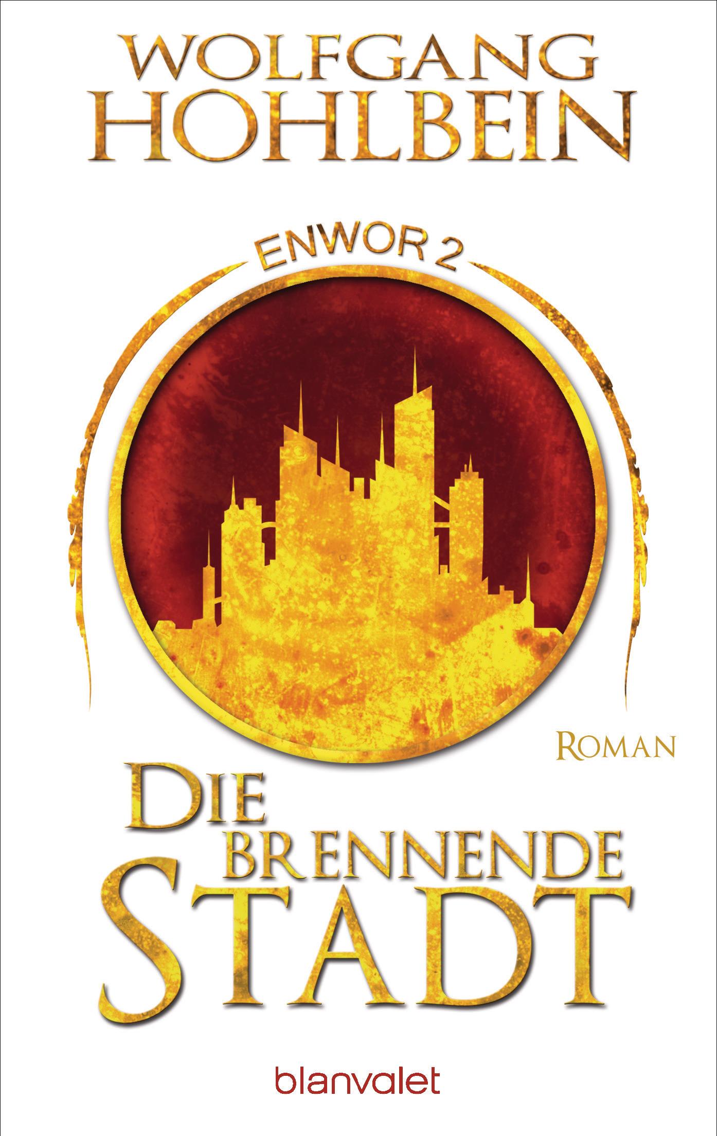 Vorderes Coverbild Die brennende Stadt - Enwor 2